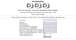 Desktop Screenshot of dejadejadeja.com
